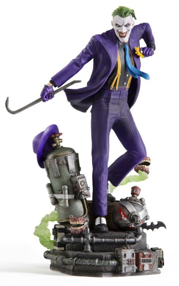 Estátua Deluxe do Joker da Iron Studios em Escala 1/10 – Edição de Colecionador - Colecionáveis - Iron Studios