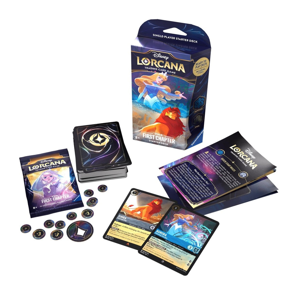 Disney Lorcana The Lion King - The First Chapter | Deck Inicial (Inglês) - Jogos e Puzzles - Ravensburger