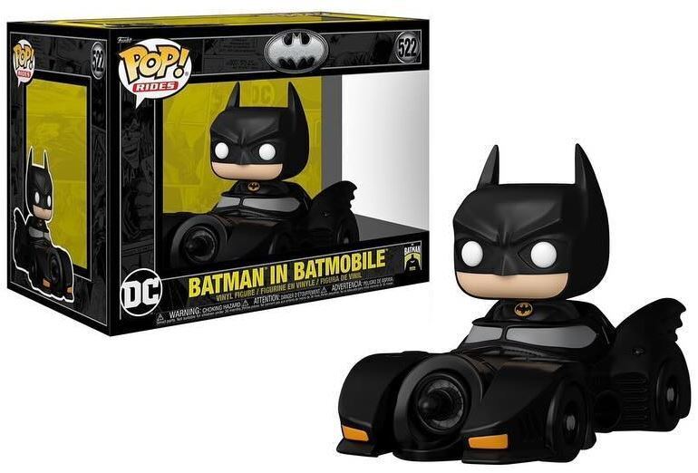 POP! Rides Deluxe: Batman com Batmobile 20 cm - Colecionáveis - Funko