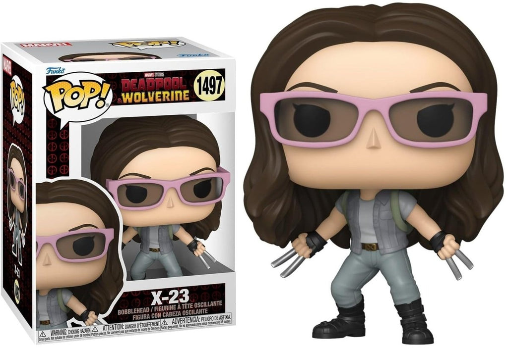 POP! Marvel Deadpool & Wolverine X - 23 9 cm - Colecionáveis - Funko
