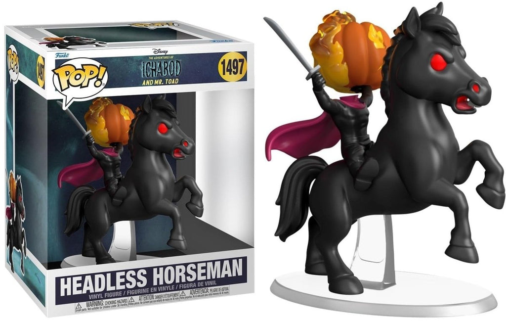 POP! Rides Deluxe The Legend of Sleepy Hollow 1949 - Headless Horseman 15 cm - Colecionáveis - Funko