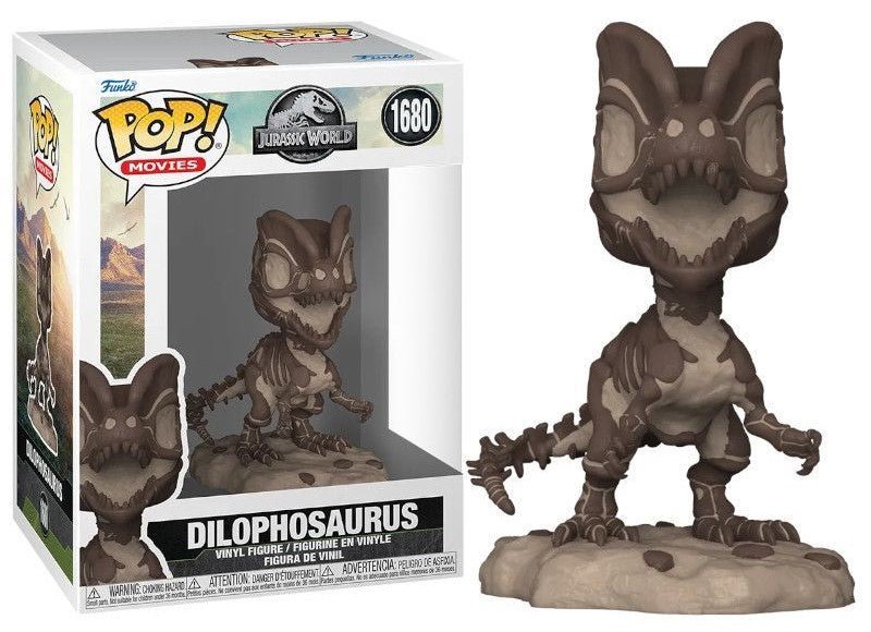 POP! Jurassic Park Dilophosaurus (Fóssil) 9 cm - Colecionáveis - Funko