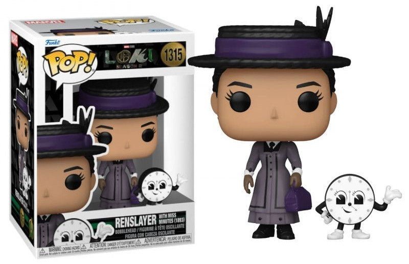 POP! Marvel Loki 2 - Renslayer e Miss Minutes 9cm - Colecionáveis - Funko