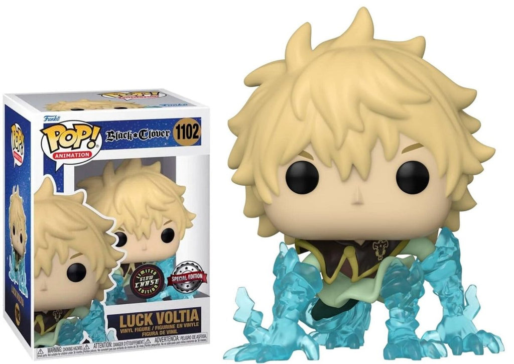 POP! Black Clover – Luck Voltia (Lightning Armor) Exclusive Chase 9 cm - Colecionáveis - Funko