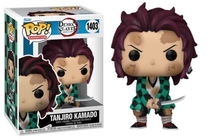 POP! Demon Slayer - Tanjiro Kamado (Training) 9 cm - Colecionáveis - Funko