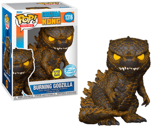 POP! Burning Godzilla – Edição Exclusiva 9 cm - Colecionáveis - Funko
