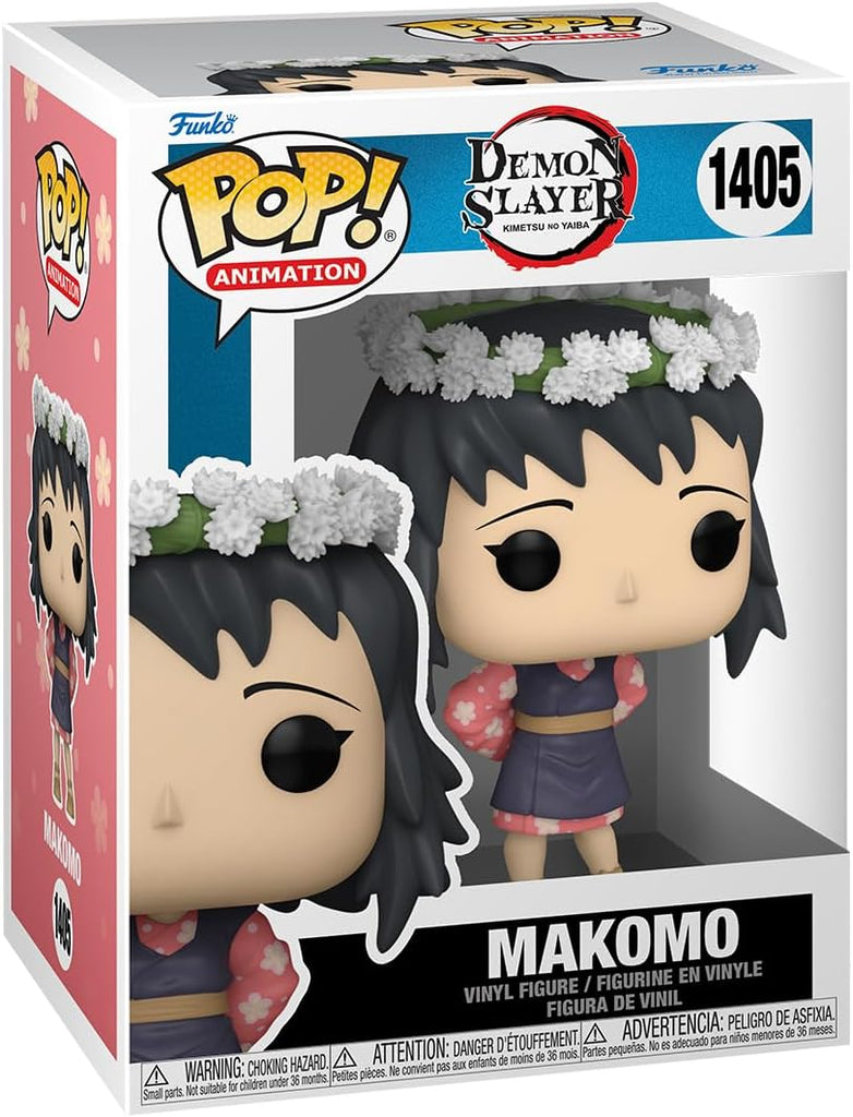 POP! Demon Slayer - Makomo (Flower Headdress) 9 cm - Colecionáveis - Funko