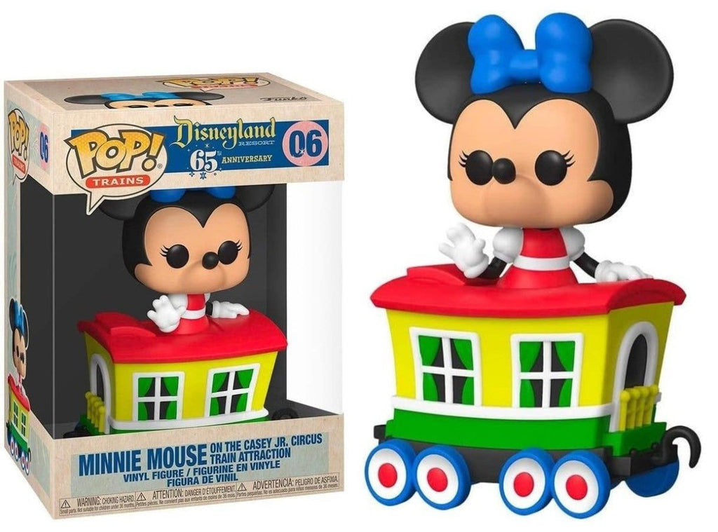 POP! Disney Train: Minnie Mouse no Casey Jr. Carro 6 - Exclusivo 9,5 cm - Colecionáveis - Funko