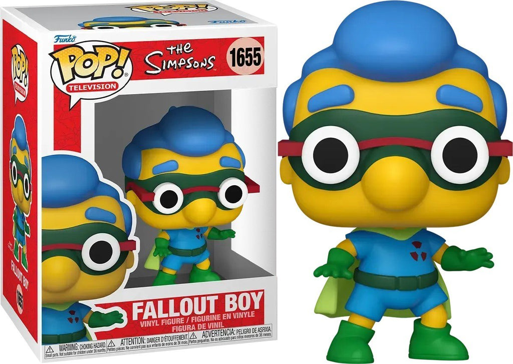 POP! The Simpsons – Milhouse como Fallout Boy 9 cm - Colecionáveis - Funko