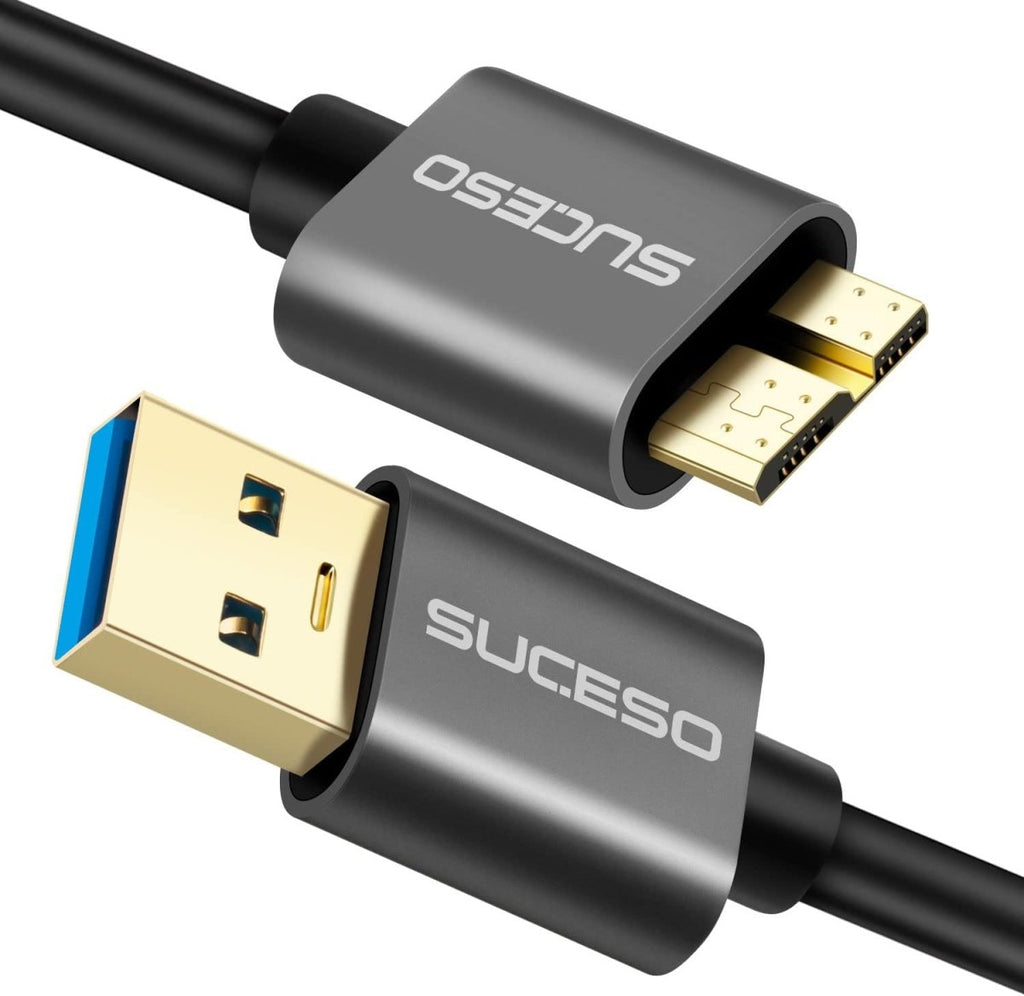 Cabo Micro B 3.0 [0,5 m] - Sincronização e Carregamento Rápido p/ HDD - TEK - Informática - SUCESO