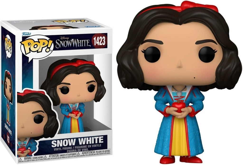 POP! Disney: Branca de Neve (Live Action) – Edição BL/RD – 9 cm - Colecionáveis - Funko