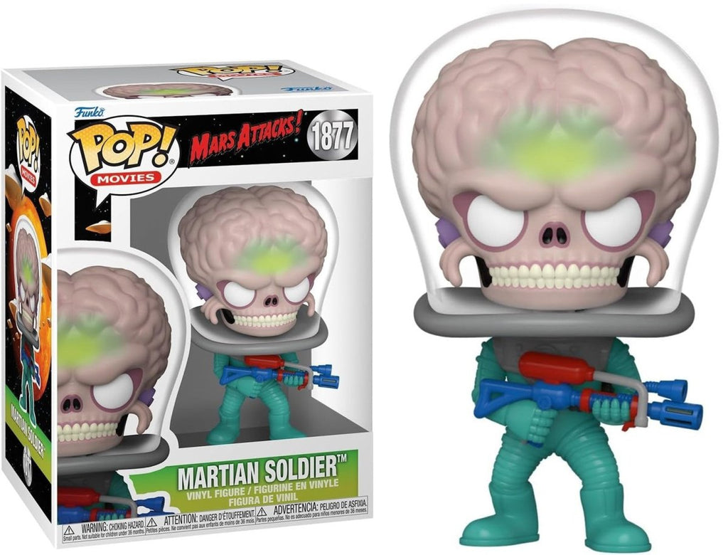 POP! Mars Attacks - Martian Soldier 9 cm - Colecionáveis - Funko