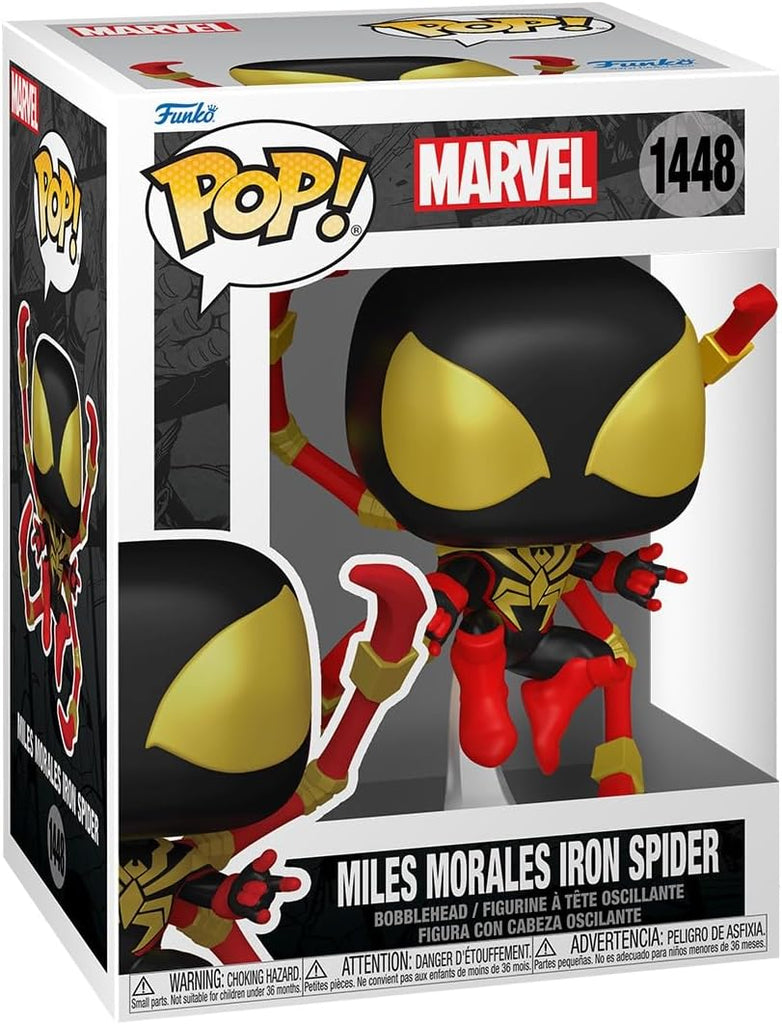 POP! Marvel Miles Morales Iron Spider 9cm - Colecionáveis - Funko