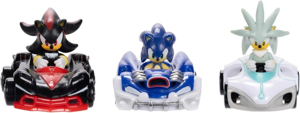 Pack de 3 Veículos 1:64 – Sonic The Hedgehog - Toys - Jakks Pacific