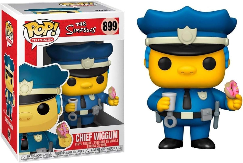POP! Animation: The Simpsons – Chief Wiggum 9 cm - Colecionáveis - Funko