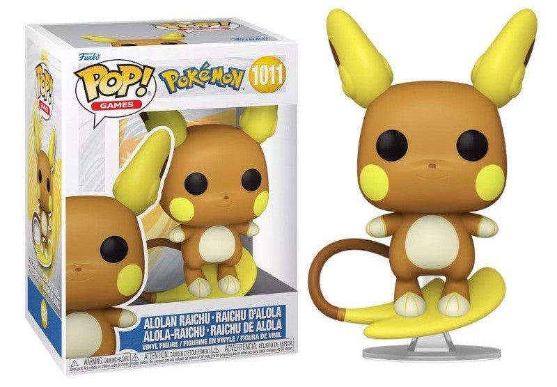 POP! Pokémon Alolan Raichu 9 cm - Colecionáveis - Funko