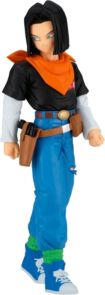 Banpresto Dragon Ball Z Android 17 Solid Edge Works – Figura de 17 cm - Colecionáveis - BANPRESTO