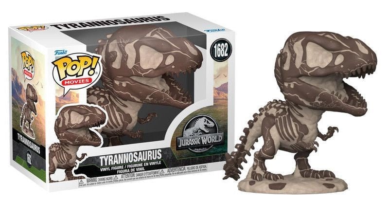 POP! Jurassic Park Tyrannosaurus (Fóssil) 9 cm - Colecionáveis - Funko