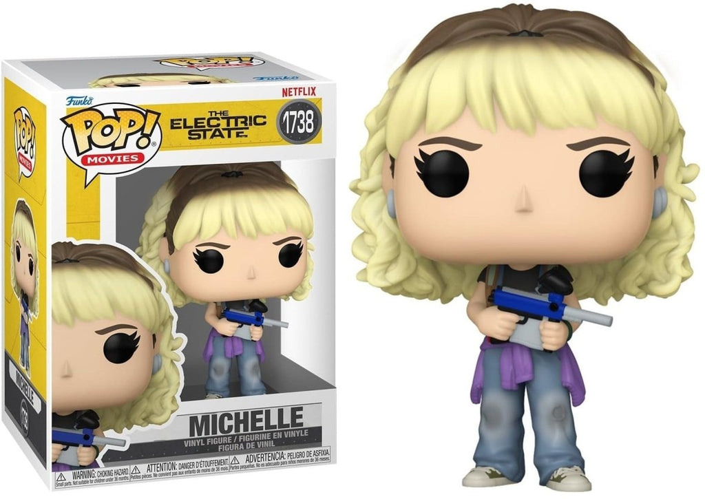 POP! Filmes: The Electric State – Michelle 9 cm - Colecionáveis - Funko
