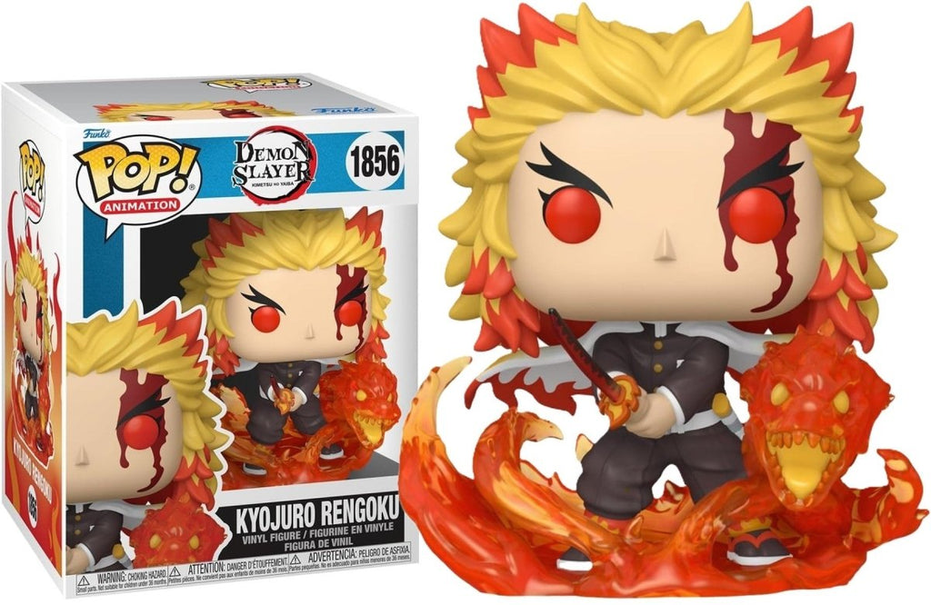 POP! Premium Demon Slayer – Kyojuro Rengoku (9th Form) 9 cm - Colecionáveis - Funko