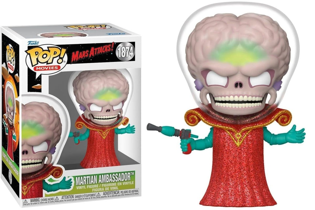 POP! Mars Attacks - Martian Ambassador 9 cm - Colecionáveis - Funko