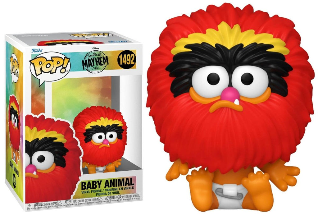 POP! Disney: The Muppets Mayhem – Baby Animal 9 cm - Colecionáveis - Funko