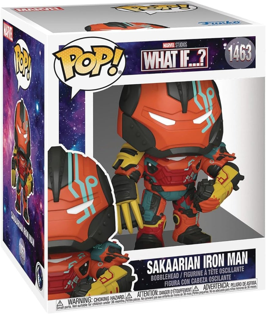 POP! Super Marvel What If Sakaarian Iron Man 15 cm - Colecionáveis - Funko