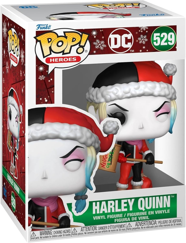 POP! DC Comics - Harley Quinn Holiday 9 cm - Colecionáveis - Funko