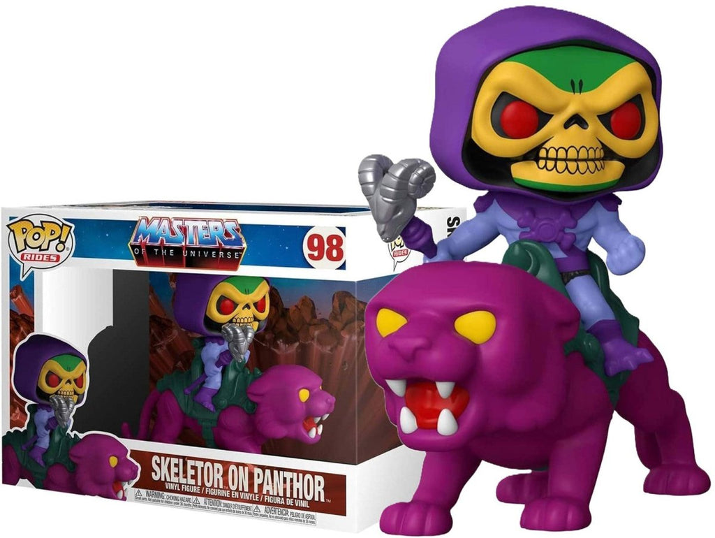POP! Masters of the Universe - Skeletor on Panthor 18 cm - Colecionáveis - Funko