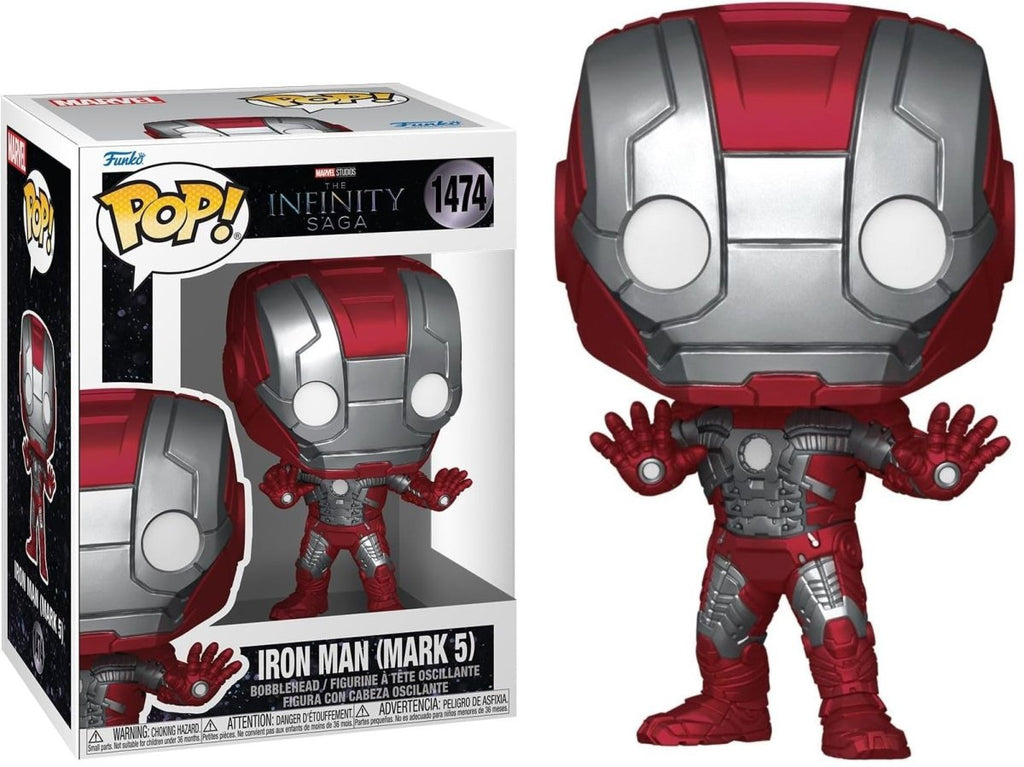 POP! Marvel Iron Man Mark 5 - Infinity Saga 9 cm - Colecionáveis - Funko