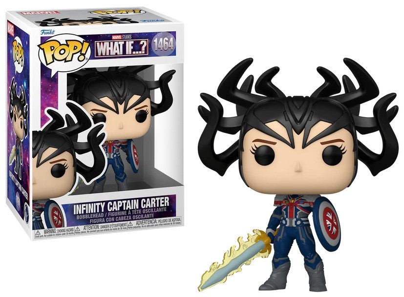POP! Marvel What If Infinity Captain Carter 9 cm - Colecionáveis - Funko