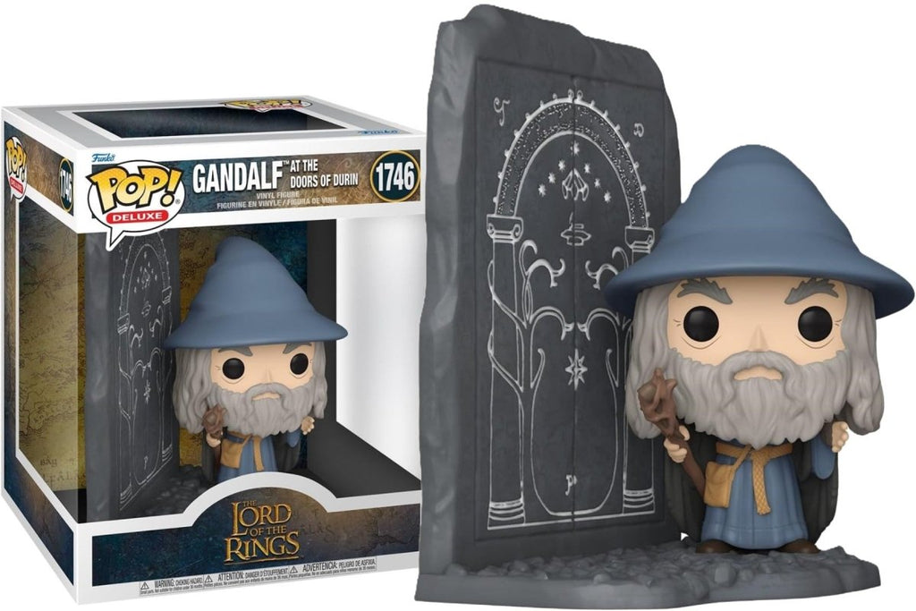 POP! Deluxe: O Senhor dos Anéis – Gandalf & Portões de Durin 20 cm - Colecionáveis - Funko