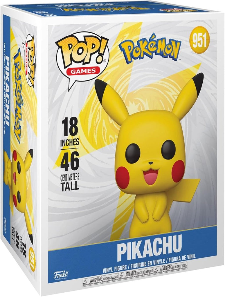 POP! Mega Pokémon Pikachu 46cm - Colecionável Gigante e Exclusivo - Colecionáveis - Funko