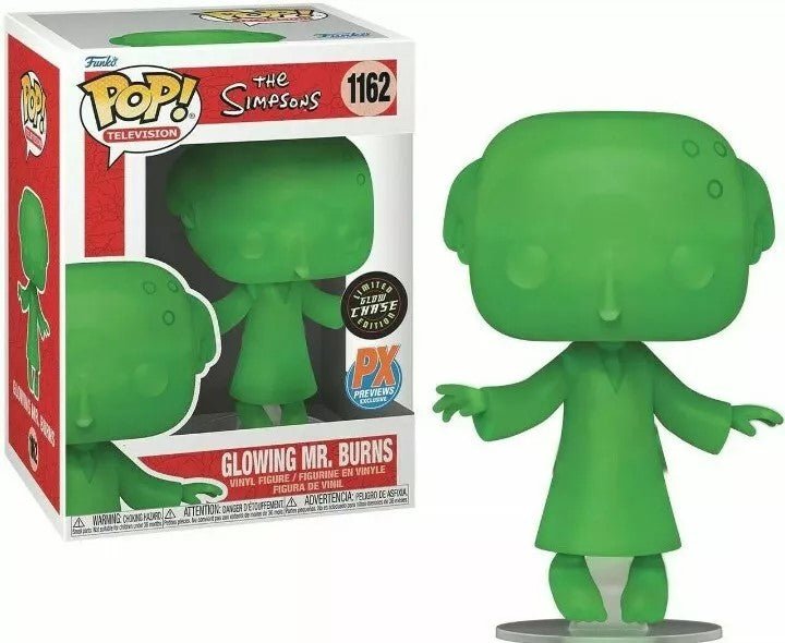 POP! The Simpsons – Glowing Mr. Burns (Edição Chase Exclusiva) 9 cm - Colecionáveis - Funko