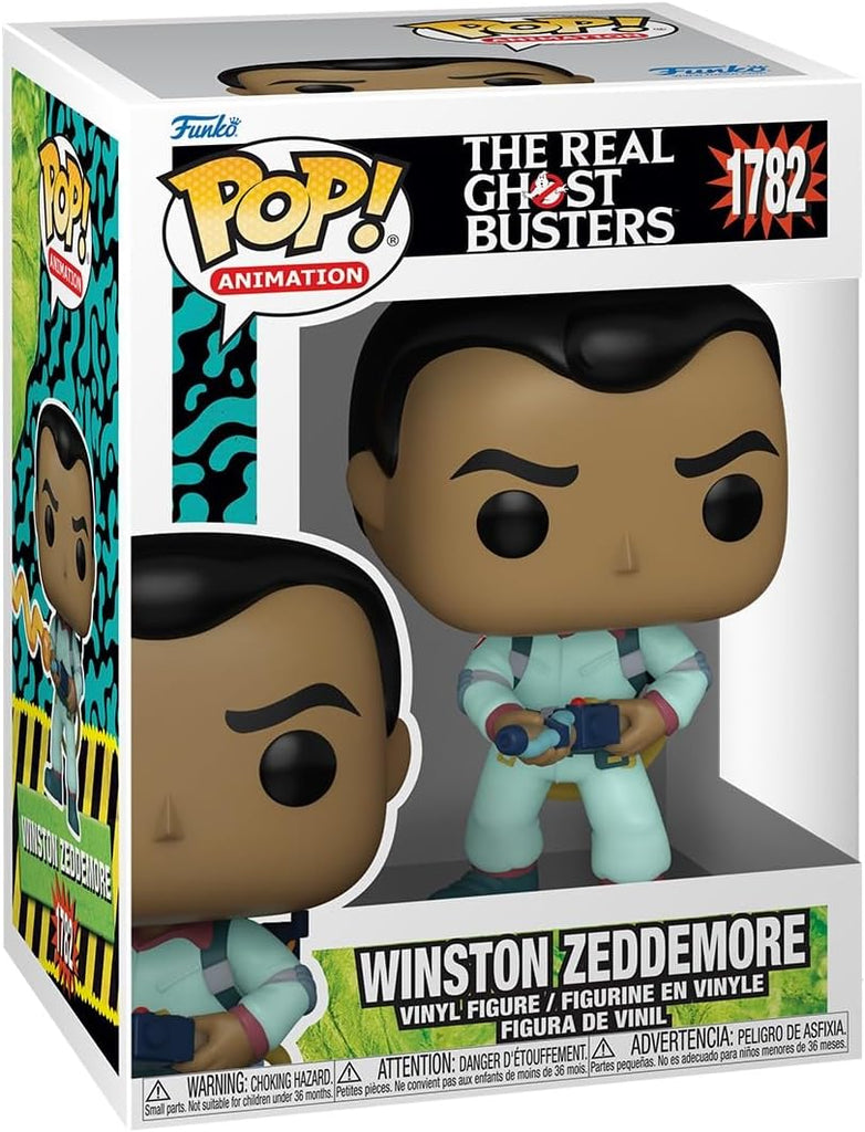 POP! Animation – The Real Ghostbusters: Winston Zeddemore 9 cm - Colecionáveis - Funko