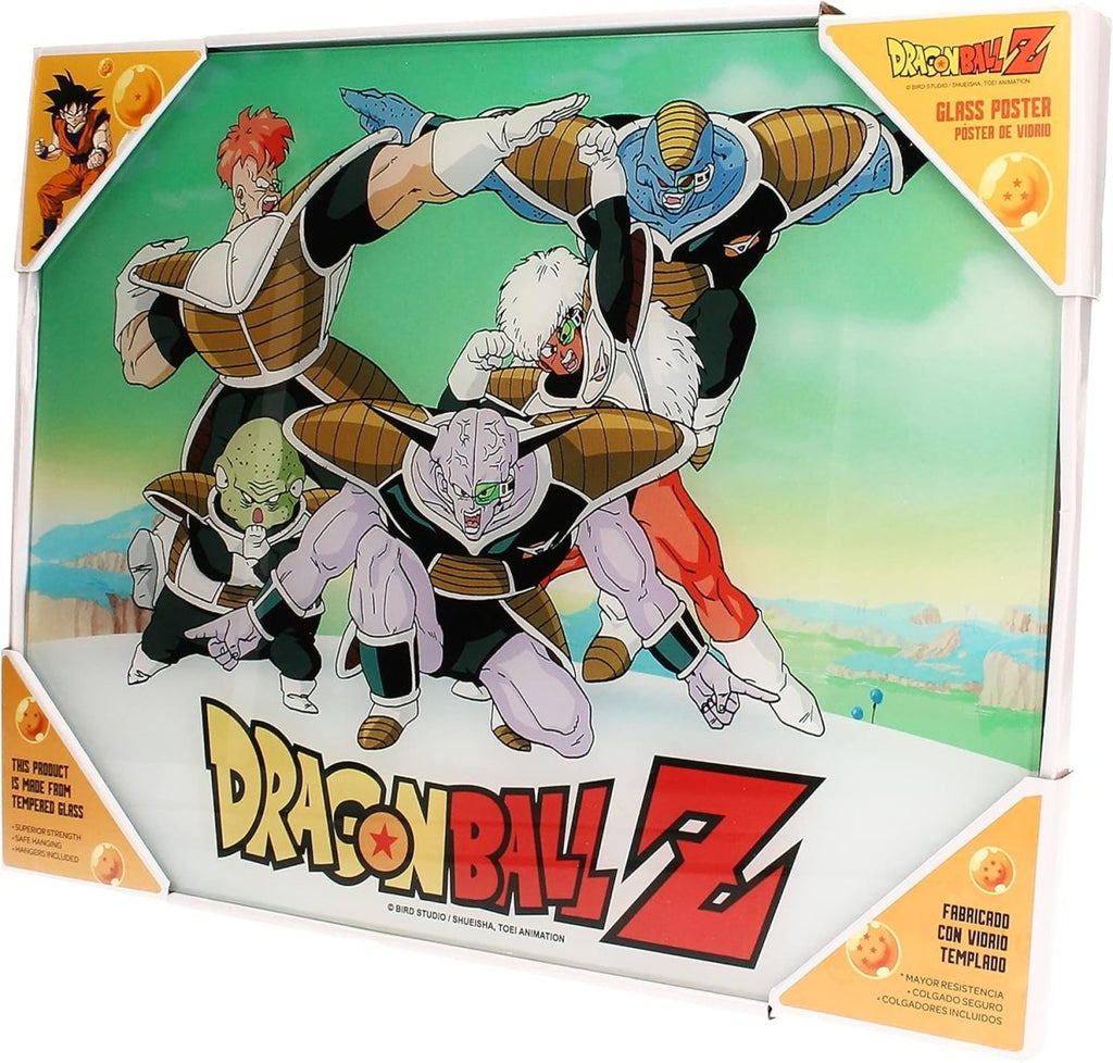 Póster de Vidro Dragon Ball Special Forces 40x30cm - Decoração - SD Toys