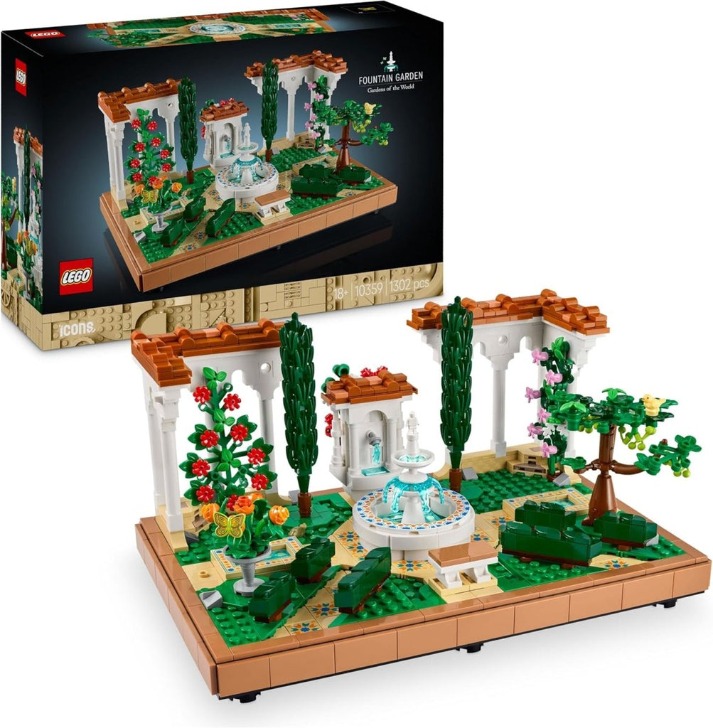 LEGO Icons Jardim com Fonte (10359) - Colecionáveis - LEGO