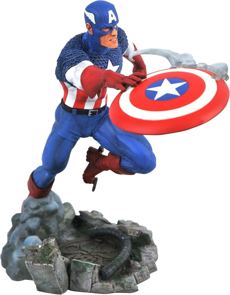 Estátua Marvel Comic Gallery Captain America 25 cm - Colecionáveis - Diamond Select