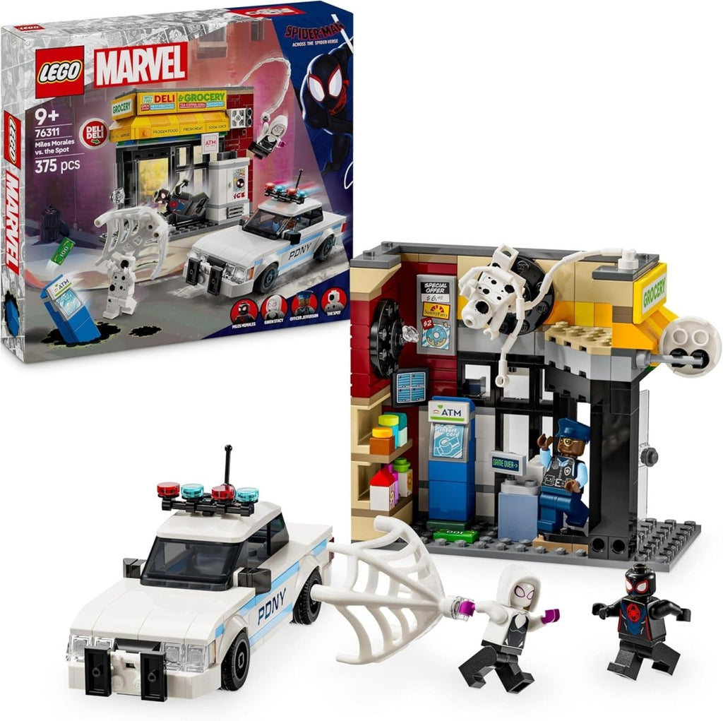 LEGO Marvel 76311 Multiverso Aracnídeo: Miles Morales vs. Mancha - Toys - LEGO