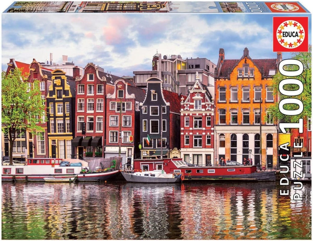 Puzzle Dancing Houses Amsterdam – 1000 Peças - Jogos e Puzzles - EDUCA