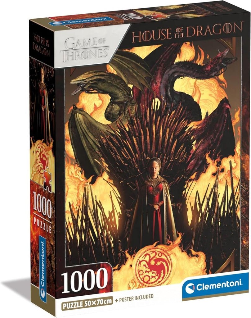 Puzzle 1000 Peças – House of the Dragon | Clementoni - Jogos e Puzzles - Clementoni