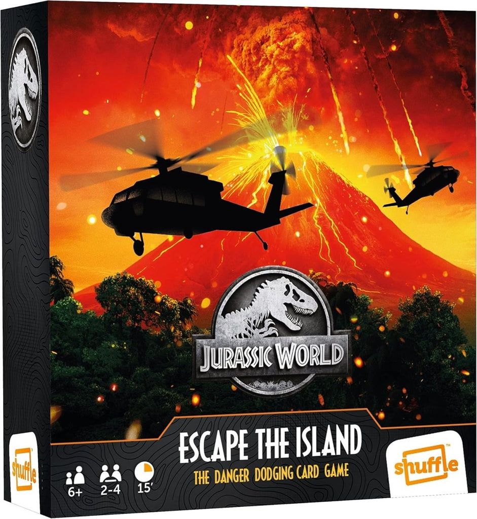 Jurassic World – Jogo de Tabuleiro Shuffle | Fuja da Ilha e Salve os Dinossauros! - Jogos e Puzzles - SHUFFLE