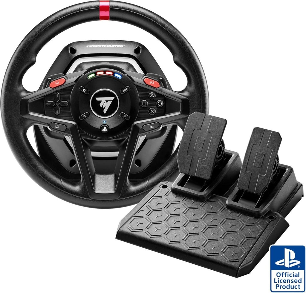 Volante Thrustmaster T128 com Pedais Magnéticos para PS5, PS4 e PC - TEK - Informática - Thrustmaster