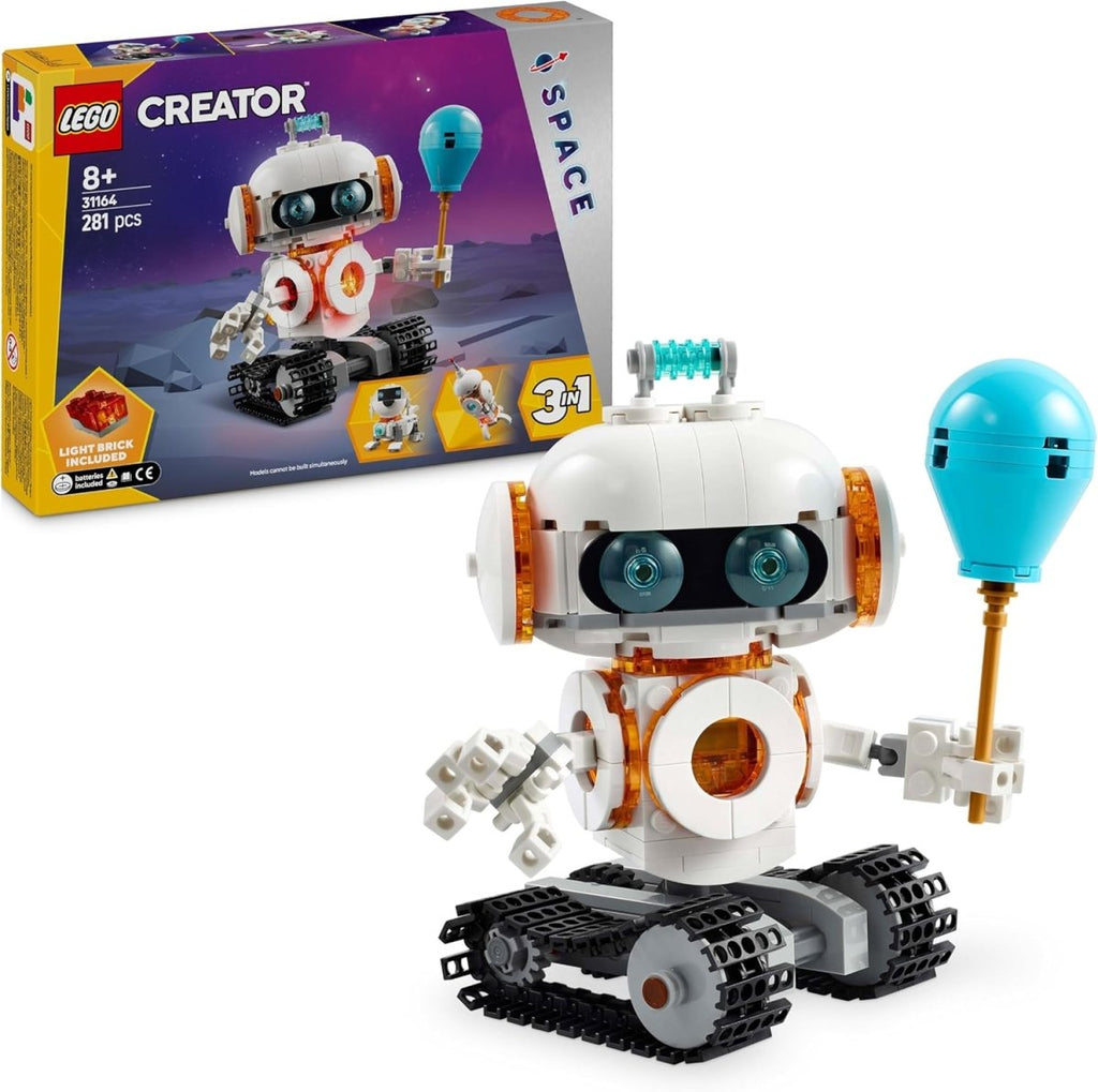 LEGO Creator 3 em 1 Robô Espacial: Transformação em Foguete e Cão Espacial (31164) - Toys - LEGO
