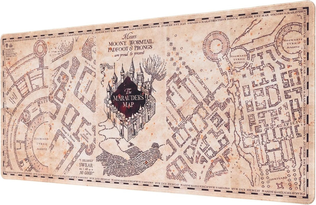 Tapete de Secretária Gaming Harry Potter Mapa XXL 80x35 cm - TEK - Informática - erik