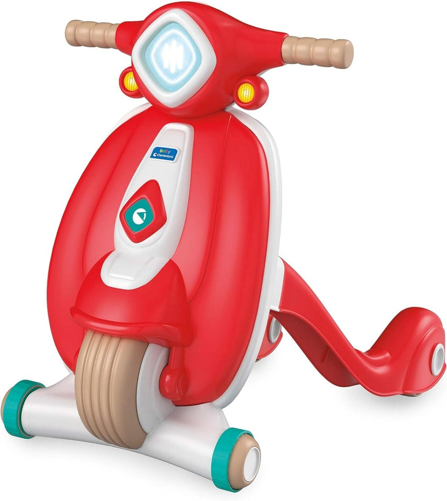 A Minha Primeira Scooter Clementoni Baby 17403 - Andador de Design Vintage para Bebês - Toys - Clementoni