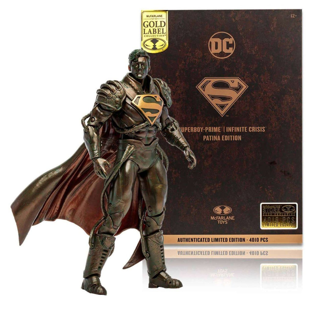 Action Figure DC Multiverse Superboy Prime (Patina) (Gold Label) 18 cm - Colecionáveis - McFarlane Toys