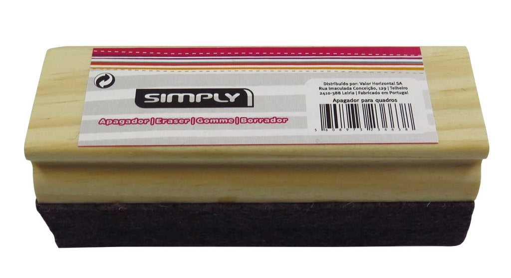 Apagador para Quadros de Giz Simply - Papelaria - SIMPLY