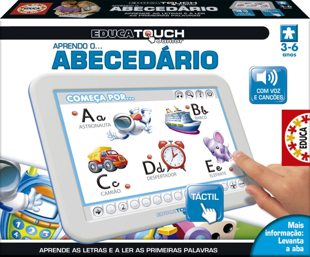 Aprendo o Abecedário Educa Touch Junior 15678 (Português) - Toys - EDUCA