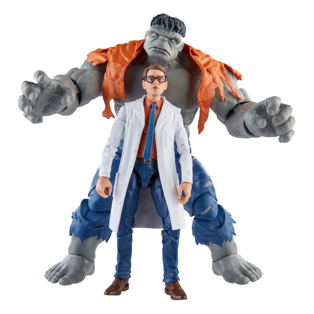 Avengers: Beyond Earth's Mightiest Marvel Legends Action Figures Gray Hulk & Dr. Bruce Banner 15 cm - Toys - Hasbro